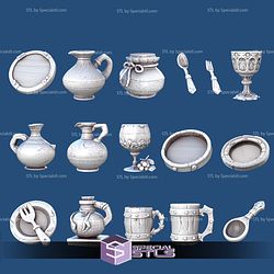 1001 Fantasy Bits Campaign STL Miniatures