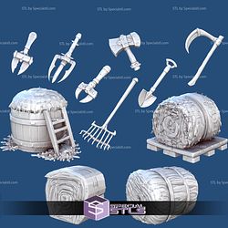1001 Fantasy Bits Campaign STL Miniatures