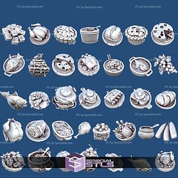 1001 Fantasy Bits Campaign STL Miniatures