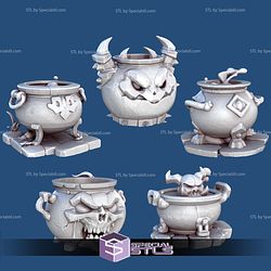 1001 Fantasy Bits Campaign STL Miniatures