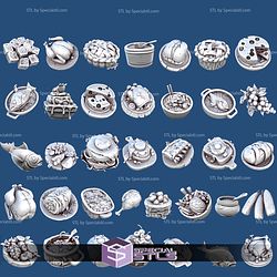 1001 Fantasy Bits Campaign STL Miniatures