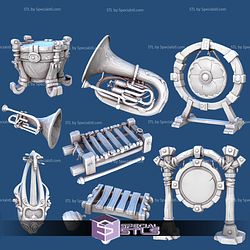 1001 Fantasy Bits Campaign STL Miniatures