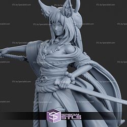 Alanna the Kitsune 1-12 STL Files
