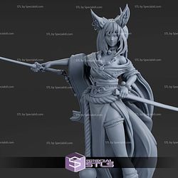 Alanna the Kitsune 1-12 STL Files