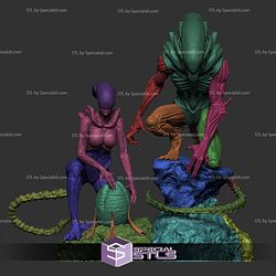 Alien Couple STL Files
