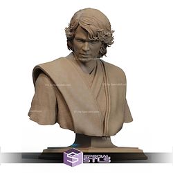 Anakin Skywalker Lighting Bust STL Files