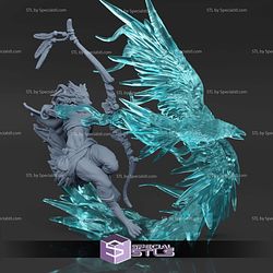 Asher Frostfang the Ice Wolf Hunter 1-12 STL Files