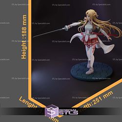 Asuna Yuuki 188mm STL Files