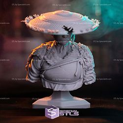 Atsu Bust Ghost of Yotei STL Files