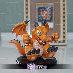 Baby Dragon Yu Gi Oh 107mm STL Files