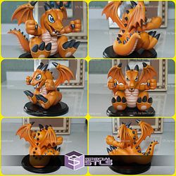 Baby Dragon Yu Gi Oh 107mm STL Files