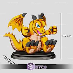 Baby Dragon Yu Gi Oh 107mm STL Files