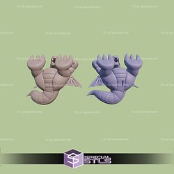 Baby Dragon Yu Gi Oh 107mm STL Files