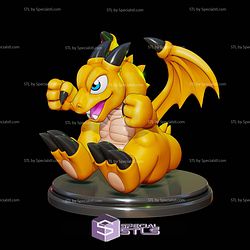 Baby Dragon Yu Gi Oh 107mm STL Files