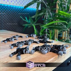 Basic STL Articulated Chimp Monkey