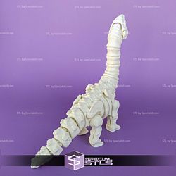 Basic STL Files Brachiosaurus Skeleton Articulated