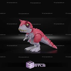 Basic STL Files Flexi Dino Carnotaurus
