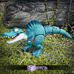 Basic STL Files Flexi Dino Spinosaurus