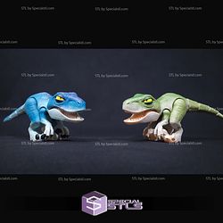 Basic STL Files Flexi Dino Velociraptor