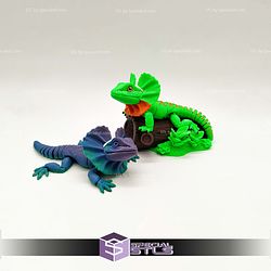 Basic STL Files Frilled Lizard Flexi