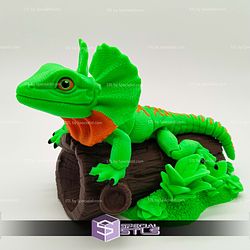 Basic STL Files Frilled Lizard Flexi