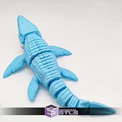 Basic STL Files Mosasaurus Articulated