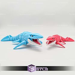 Basic STL Files Mosasaurus Articulated