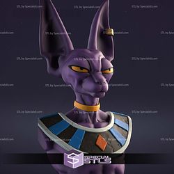 Beerus Bust 200mm STL Files