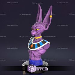 Beerus Bust 200mm STL Files