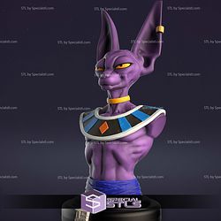 Beerus Bust 200mm STL Files