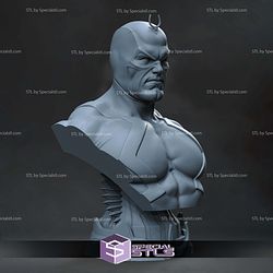 Black Bolt Bust 125mm STL Files