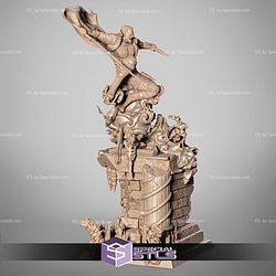 Blade Jump Pose STL Files