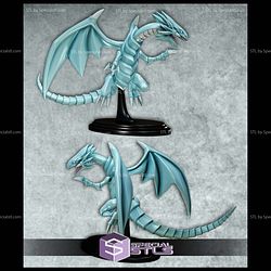 Blue Eye White Dragon Standalone STL Files