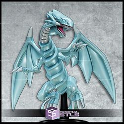 Blue Eye White Dragon Standalone STL Files