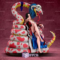 Boa Hancock Red Dress STL Files