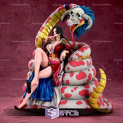 Boa Hancock Red Dress STL Files