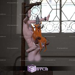 Bondage Waifu Magic Candle NSFW STL Files