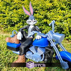 Bugs Bunny Rockstar Urban Vibes STL Files