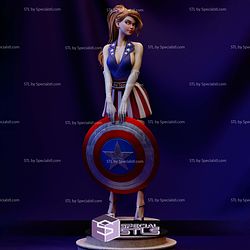 Captain American Uso Lady STL Files