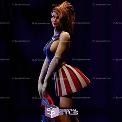 Captain American Uso Lady STL Files
