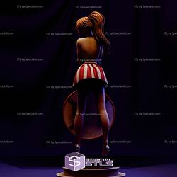 Captain American Uso Lady STL Files