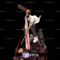 Chainsaw Man Denji and Pochita Diorama STL Files