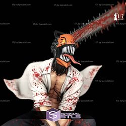 Chainsaw Man Denji and Pochita Diorama STL Files