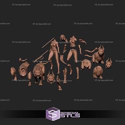 Cheetara and her Guard STL Files