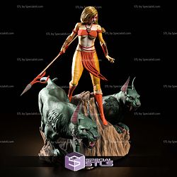 Cheetara and her Guard STL Files