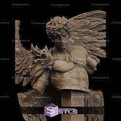 Cherubim Angel Bust STL Files