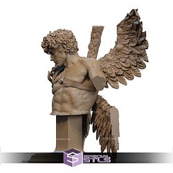 Cherubim Angel Bust STL Files