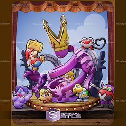 Chibi Paper Mario 100mm STL Files