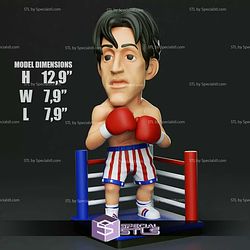 Chibi STL Collection Rocky Balboa