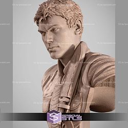 Chris Redfield Resident Evil Portrait Bust 297mm STL Files